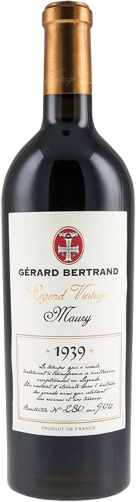 Vino Legende Vintage Maury 1939 Gerard Bertrand 0,75 l