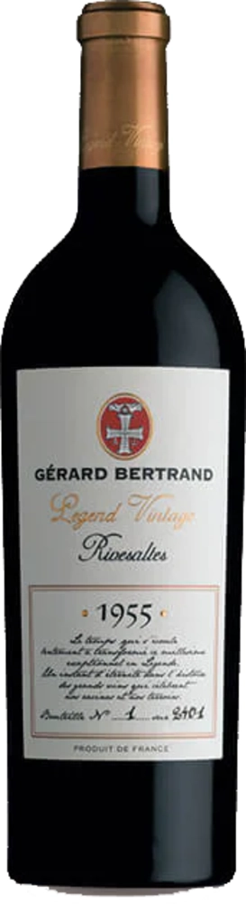 Vino Legende Vintage Rivesaltes 1955 Gerard Bertrand 0,75 l