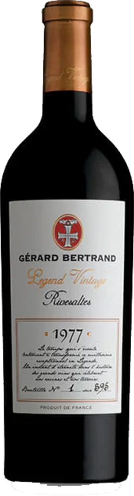 Vino Legende Vintage Rivesaltes 1977 Gerard Bertrand 0,75 l