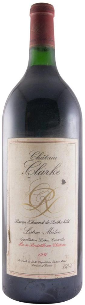 Vino Listrac Medoc 1981 Baron Edmond de Rothschild Chateau Clarke 0,75 l