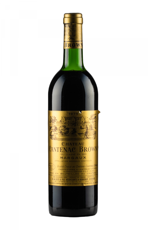Vino Margaux Grand Cru Classe 1975 Chateau Cantenac Brown 0,75 l