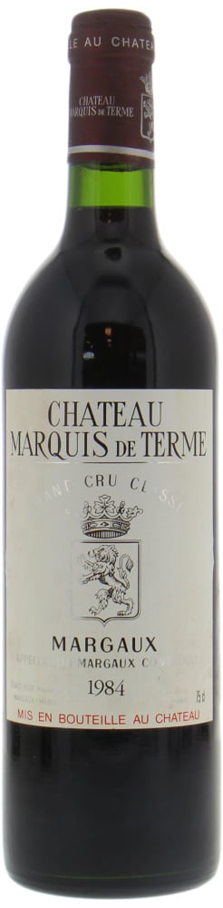 Vino Margaux Grand Cru Classe 1984 Chateau Marquis de Terme 0,75 l