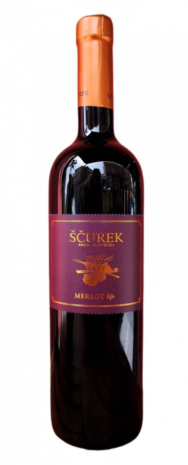 Vino Merlot UP 2016 Ščurek 0,75 l