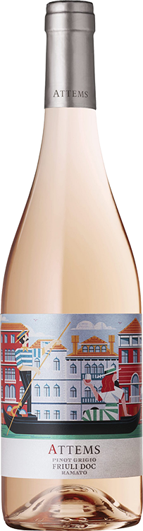 Vino Pinot Grigio Ramato Collio 2023 Attems 0,75 l