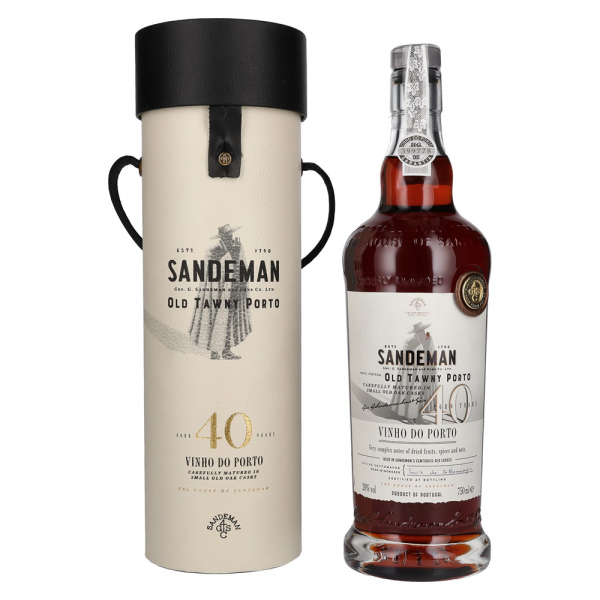 Vino Porto 40Y Tawny Sandeman + GB 0,75 l