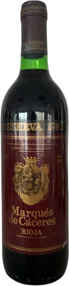 Vino Reserva 1982 Marques de Caceres 0,75 l