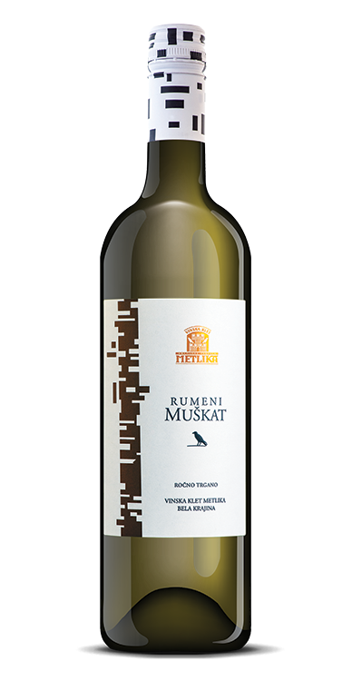 Vino Rumeni muškat VK Metlika 0,75 l