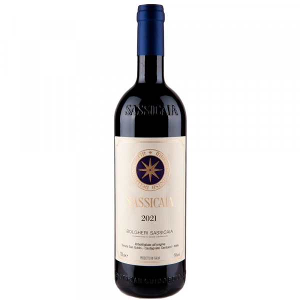 Vino Sassicaia Bolgheri 2021 Tenuta San Guido 0,75 l