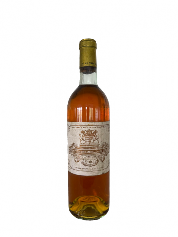 Vino Sauternes 1er CRU 1975 Chateau Filhot 0,75 l