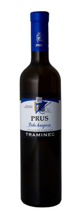 Vino Traminec - pozna trgatev 2021 Prus 0,5 l