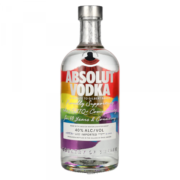 Vodka Absolut Pride Rainbow Limited Edition 0,7 l