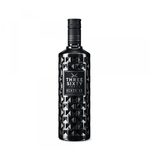 Vodka Black THREE SIXTY 0,7 l