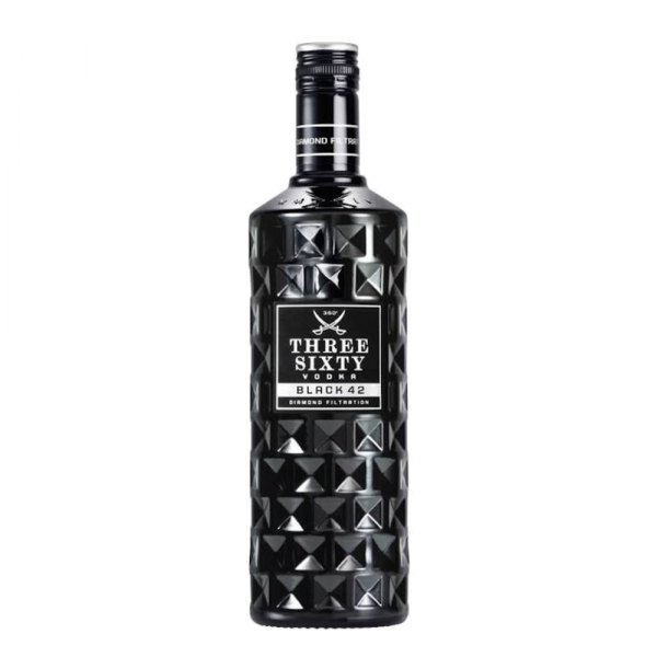 Vodka Black THREE SIXTY 1 l