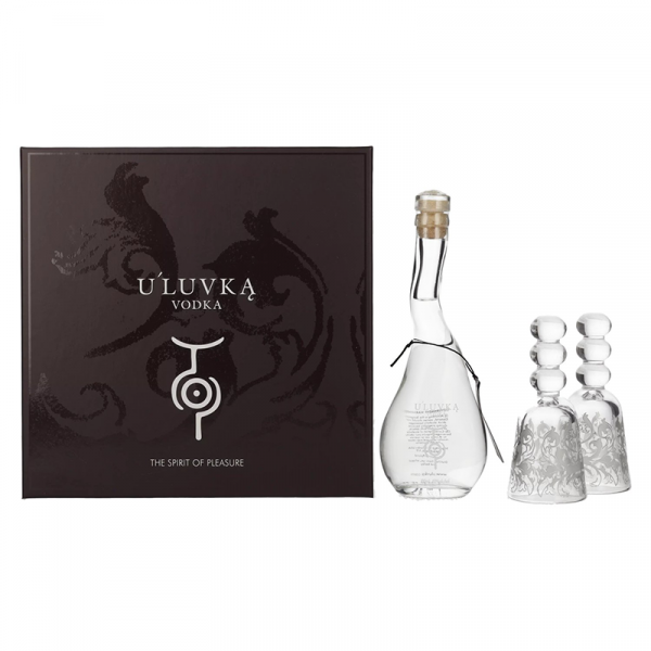 Vodka U'Luvka Watermelon + 2 kozarčka + GB 0,10 l