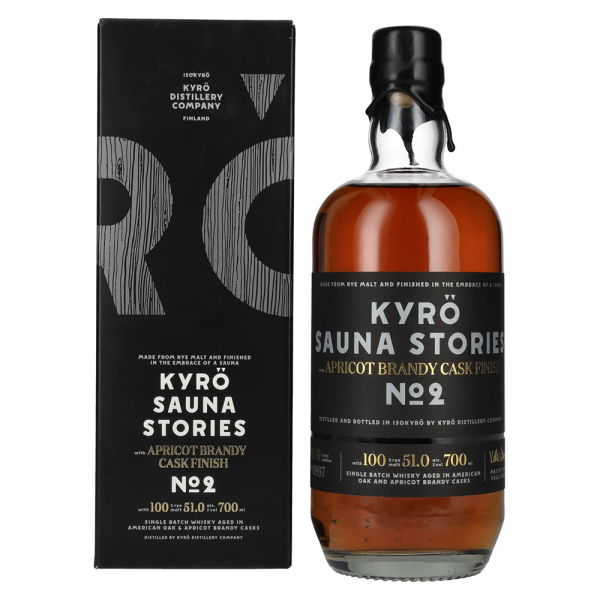 Whisky KYRO Sauna Stories apricot Cask finish No. 2  + GB 0,7 l