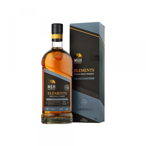 Whisky Milk & Honey Elements Red Wine Cask Single malt + GB 0,7 l