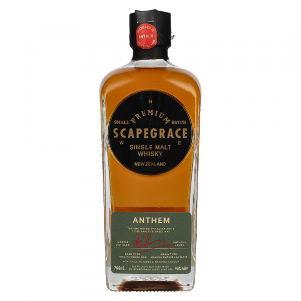 Whisky Scapegrace Anthem New Zealand Small Batch Single Malt 0,7 l