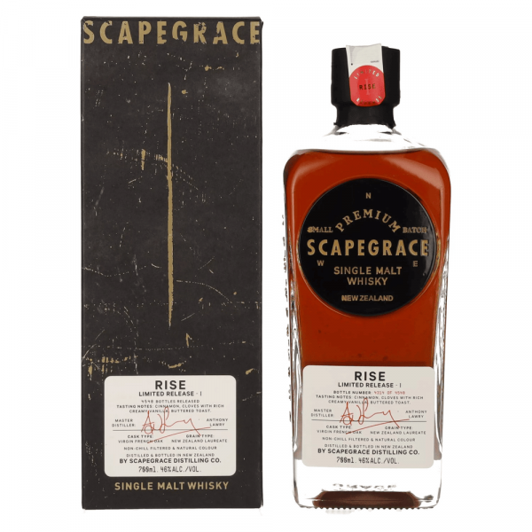 Whisky Scapegrace RISE Small Batch Limited Release + GB 0,7 l