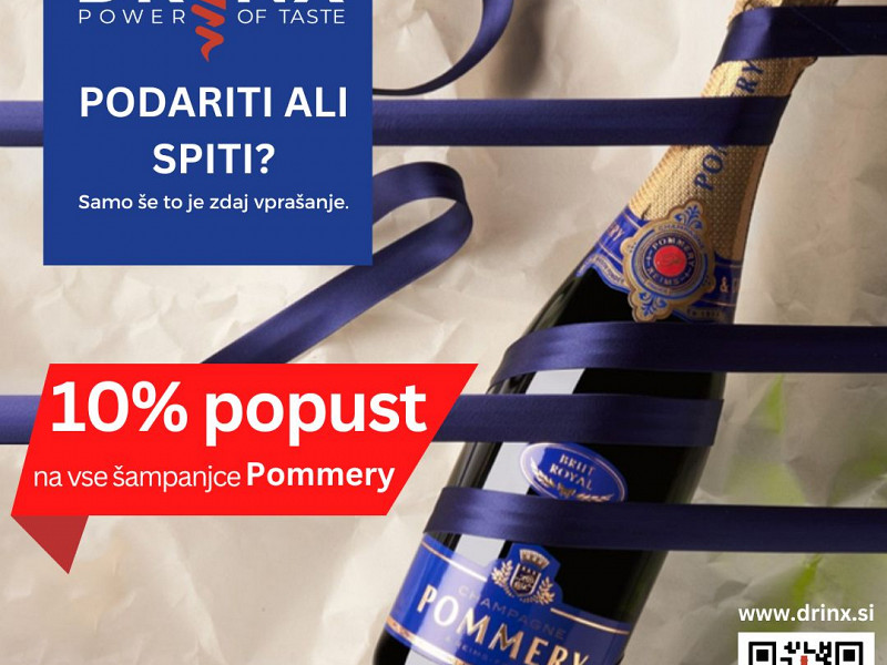 Praznujte v stilu, spoznajte šampanjce Pommery