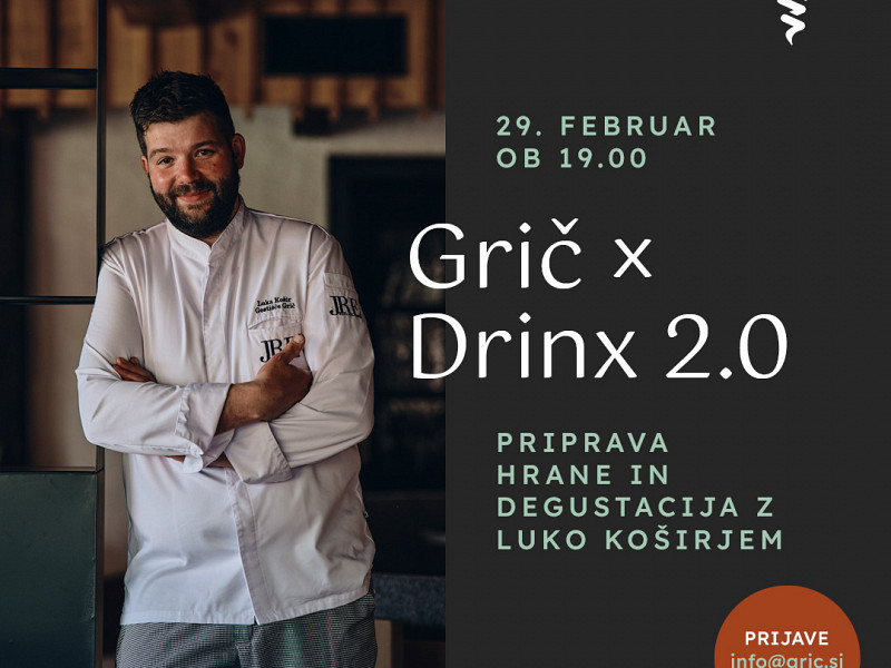 Pridruži se nam na dogodku GRIČ x DRINX 2.0