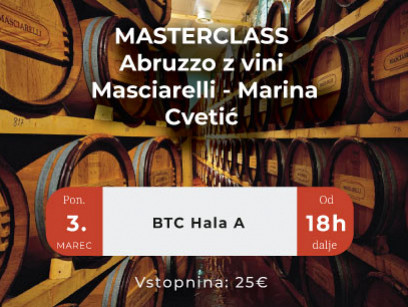 Vabljeni na Masterclass - Abruzzo in vina Marina Cvetić