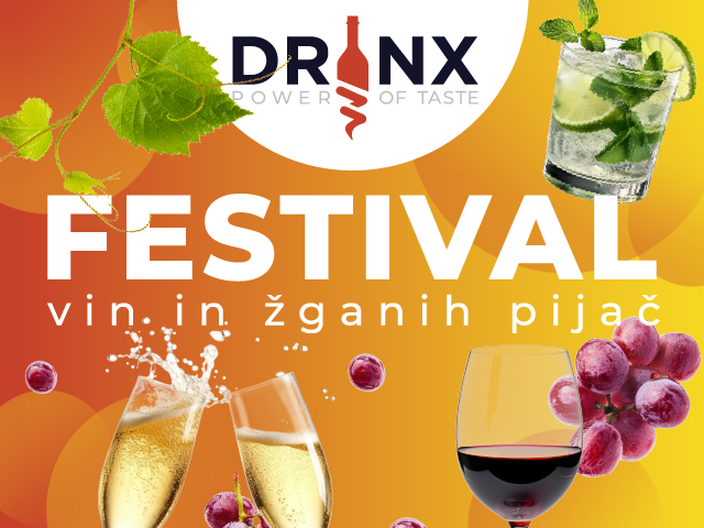 Drinx Festival vin in žganih pijač je tu!