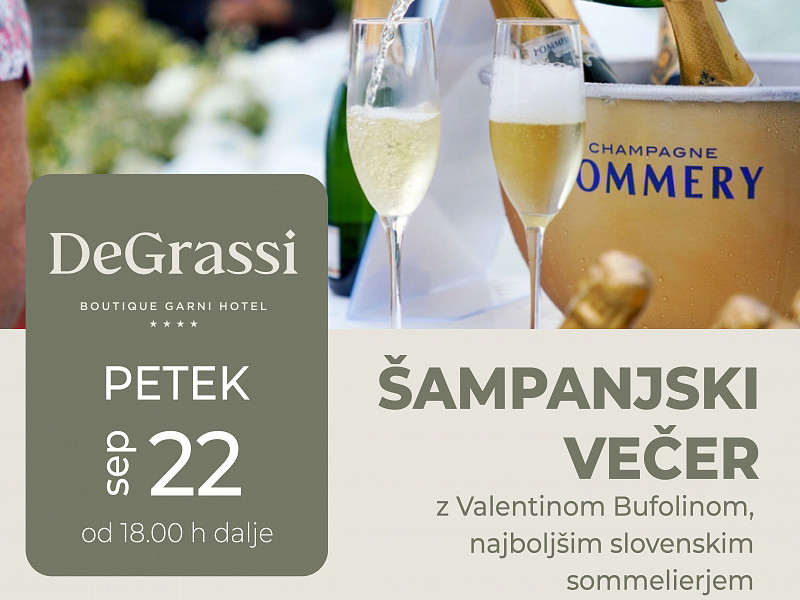 Pommery petek v DeGrassi Aperitivo Bar - Vabljeni!