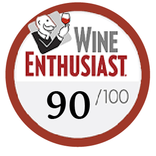 Wine enthusiast: 90